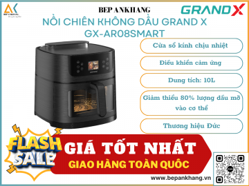 Nồi chiên không dầu GrandX GX-AR08Smart